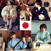 Bức tranh tứ quái The Beatles cùng vẽ trong chuyến lưu diễn ở Nhật